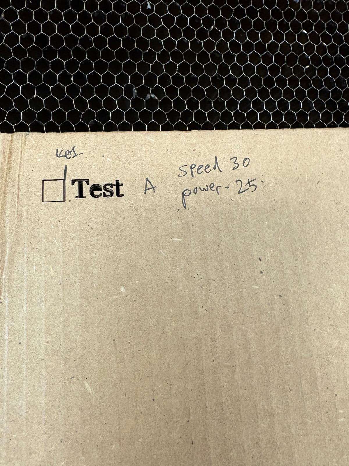 Laser test